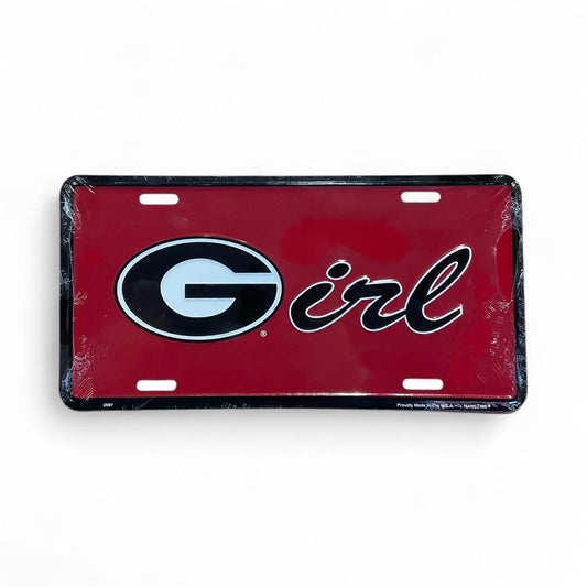 Signs 4 Fun UGA Ga Girls Metal Tag