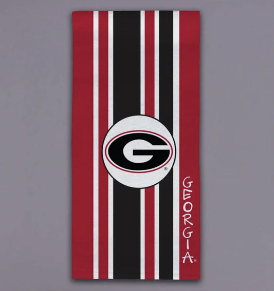 Magnolia Lane UGA Striped Hand Towel