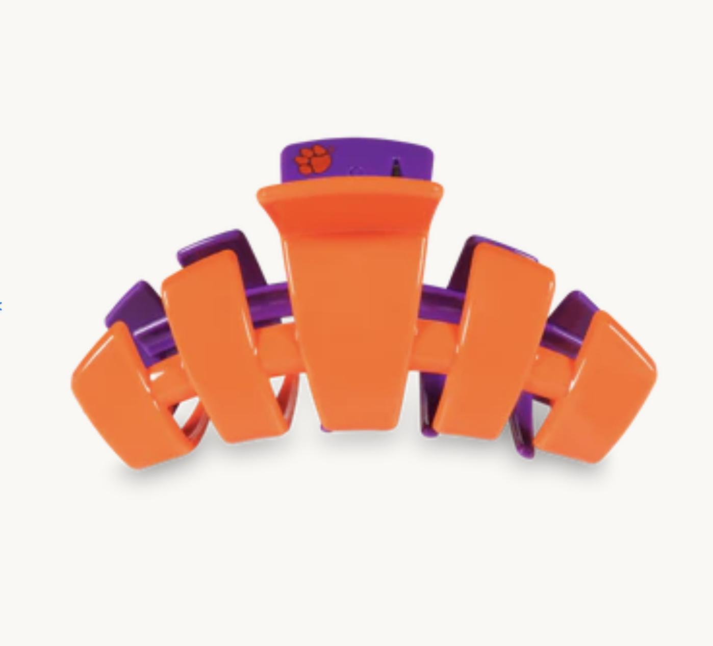 Teleties Clemson Small Hairclip