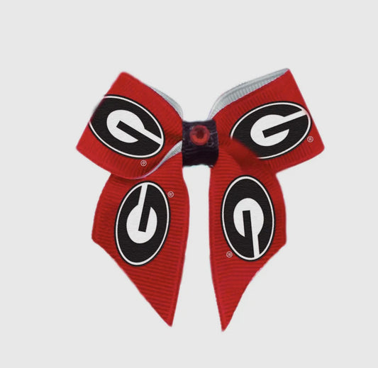 All Star Dog UGA Girls Hairbow