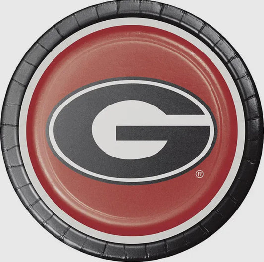 The Fan Zone UGA Paper Plate G Set